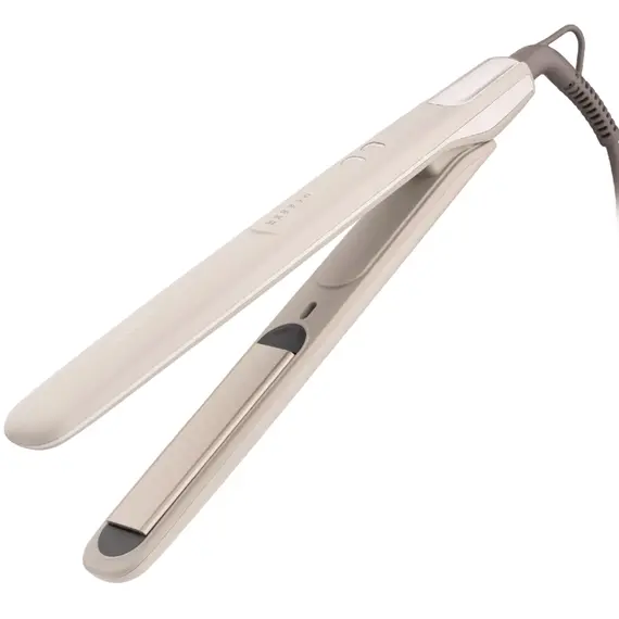 თმის გასასწორებელი Ardesto Hair straightener Rearl Cream 50W, 140-230C, ceramics, beige - Primestore.ge
