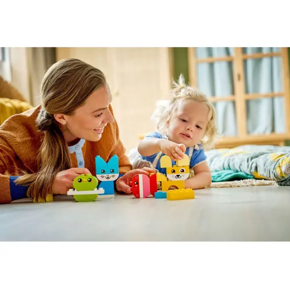 ლეგო LEGO Constructor DUPLO My First 3 in 1 Creative Cute Pets - Primestore.ge