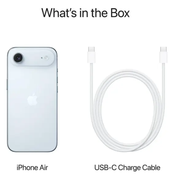 მობილური ტელეფონი Apple iPhone Air 256GB  Sky Blue - Primestore.ge