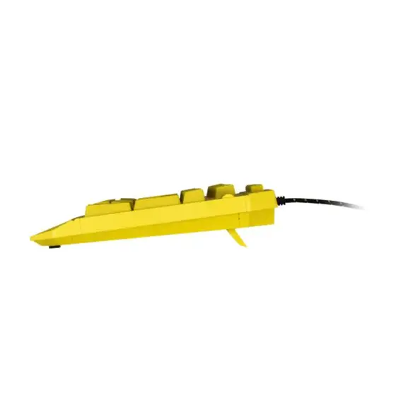 კლავიატურა 2E GAMING Membrane keyboard KG315 110key, USB-A, EN/RU, RGB, yellow - Primestore.ge