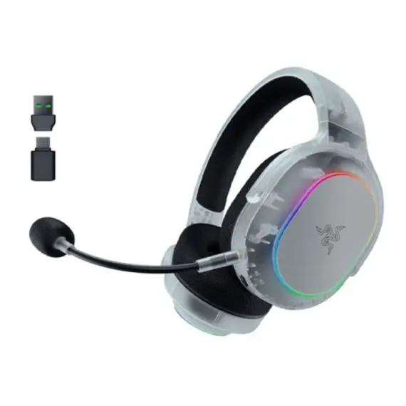 ყურსასმენი Razer Gaming Headset Barracuda X Chroma, BT/WL, RGB, Phantom White Ed. - Primestore.ge