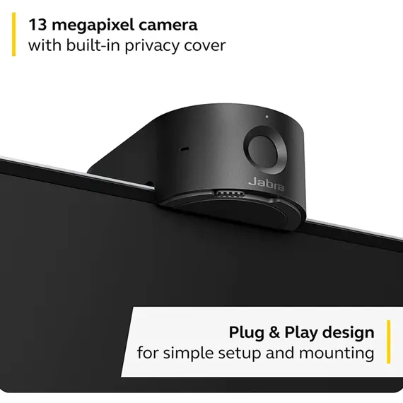 საკონფერენციო კამერა Jabra 8300-119 PanaCast 20, 4K Ultra-HD, USB-C, Conference Camera, Black - Primestore.ge