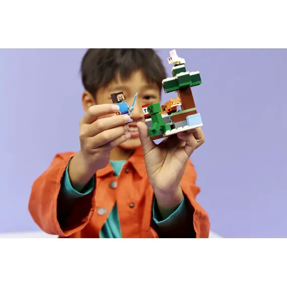 ლეგო LEGO Constructor Steve's Taiga Adventure V29 - Primestore.ge