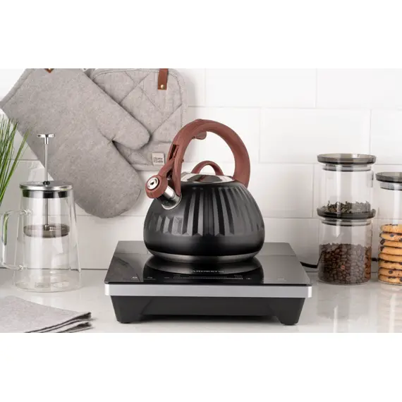 ჩაიდანი ARDESTO Gemini, 2.5l, stainless steel, black 674012410388 - Primestore.ge