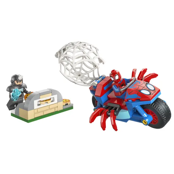 ლეგო LEGO Constructor Spidey Spidey on his Motorcycle vs. Rhino - Primestore.ge