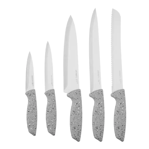 დანების ნაკრები ARDESTO Gemini, 6pcs, stainless steel, plastic, grey 767637177955 - Primestore.ge