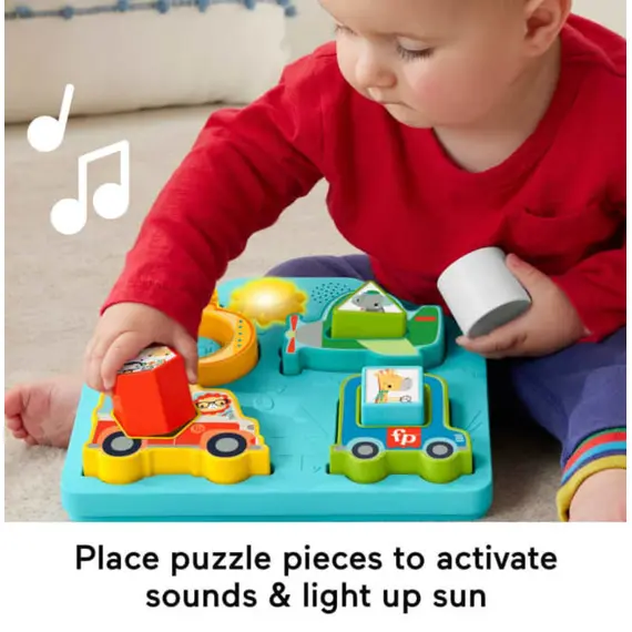 სათამაშო ფიგურები MATTEL Shapes & Sound Vehicle Music - Primestore.ge