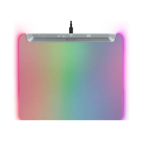 მაუსპადი Razer Mouse Pad Firefly V2 Pro, M (360x278x4.6mm), RGB, Phantom White Ed. - Primestore.ge
