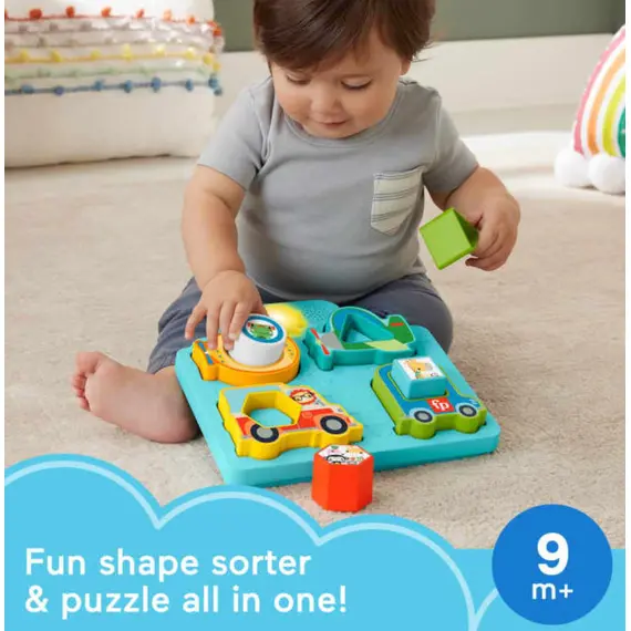 სათამაშო ფიგურები MATTEL Shapes & Sound Vehicle Music - Primestore.ge