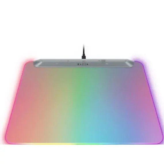 მაუსპადი Razer Mouse Pad Firefly V2 Pro, M (360x278x4.6mm), RGB, Phantom White Ed. - Primestore.ge