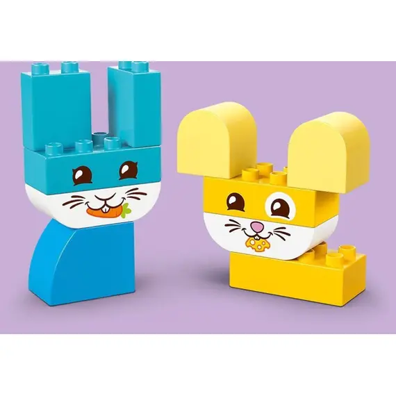 ლეგო LEGO Constructor DUPLO My First 3 in 1 Creative Cute Pets - Primestore.ge