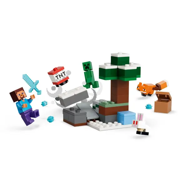 ლეგო LEGO Constructor Steve's Taiga Adventure V29 - Primestore.ge