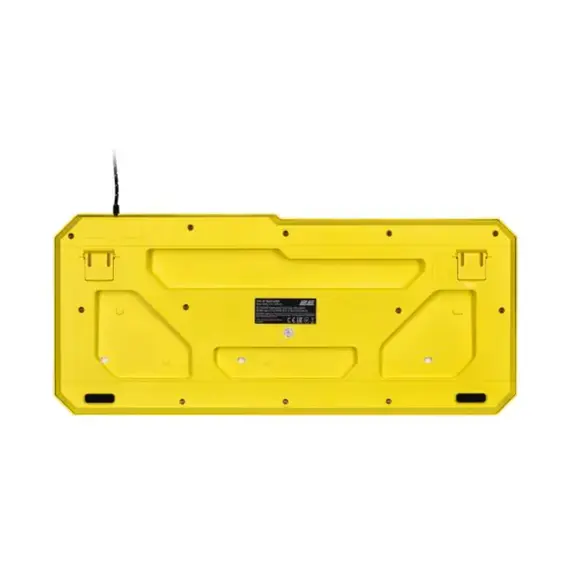 კლავიატურა 2E GAMING Membrane keyboard KG315 110key, USB-A, EN/RU, RGB, yellow - Primestore.ge