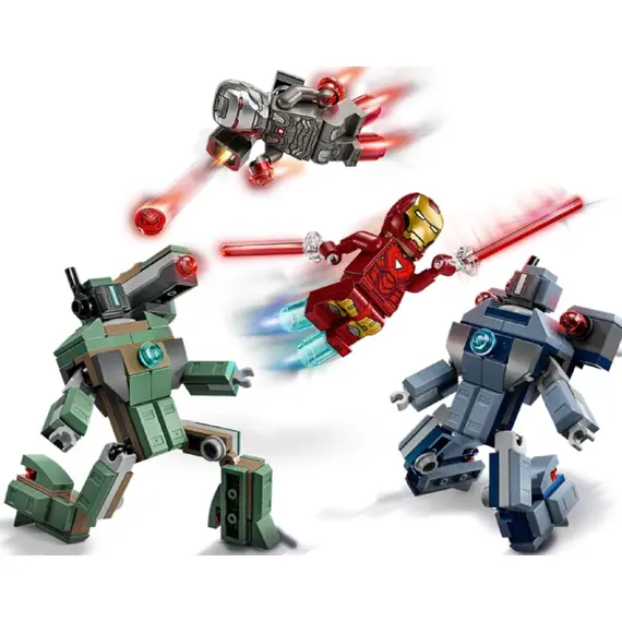 ლეგო LEGO Constructor Super Heroes Iron Man & War Machine vs. Hammer Drones - Primestore.ge
