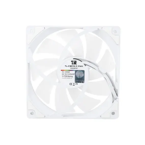 ქულერი THERMALRIGHT TL-C12CW-S ARGB Fans White 1550 RPM±10% (in bulk) - Primestore.ge