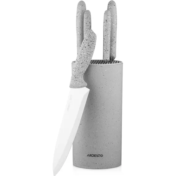 დანების ნაკრები ARDESTO Gemini, 6pcs, stainless steel, plastic, grey 767637177955 - Primestore.ge