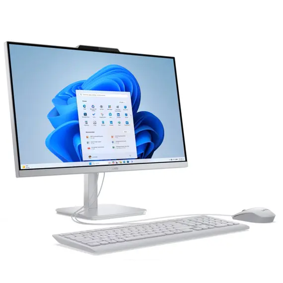 All In One კომპიუტერი LENOVO F0J60070LK AIO A100 INTEL I3-N305/8GB /512GB /Web Cam /Mic/23.8" Cloud Grey - Primestore.ge