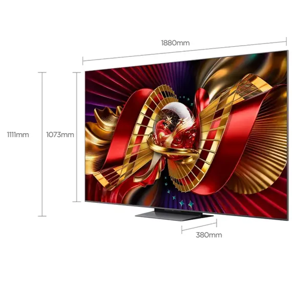 ტელევიზორი TCL SQD-Mini LED  TV 85"(216cm)/ 85C8L 4K Google TV - Primestore.ge