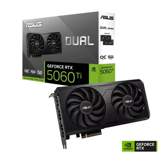 ვიდეო დაფა Asus DUAL-RTX5060TI-O16G-EVO//RTX5060TI,HDMI,DP*3,16G,D7 - Primestore.ge