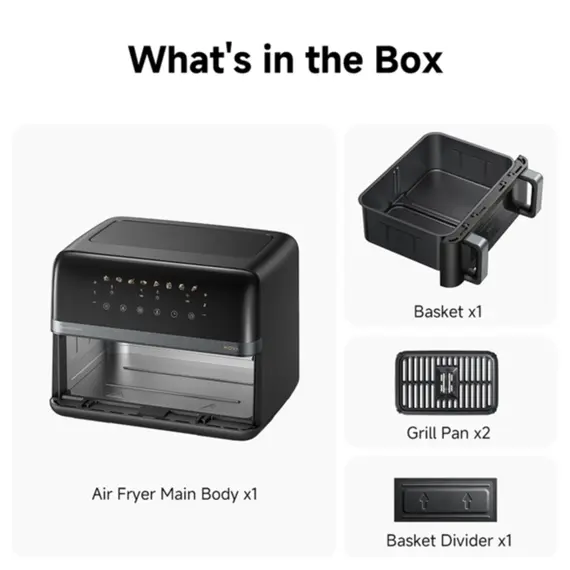 აეროგრილი Mova Air Fryer FD20s Pro Black - Primestore.ge