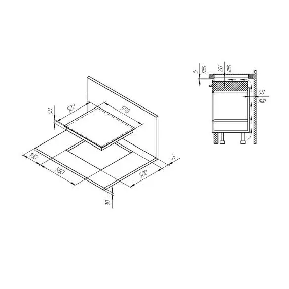 ჩასაშენებელი ზედაპირი KUPPERSBERG ICS 614 , 4 image - Primestore.ge