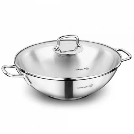 ქვაბი KORKMAZ A1519 WOK 28x8,5cm  - Primestore.ge