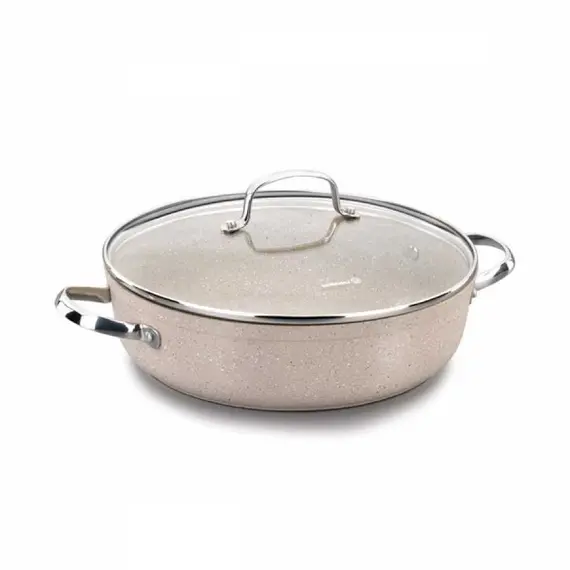 ქვაბი KORKMAZ A1264 LOW CASSEROLE 28X7,5 cm / 4.0 LT  - Primestore.ge