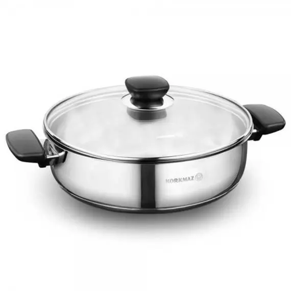 ქვაბი KORKMAZ A1691-1 LOW CASSEROLE 26x8,5 cm / 4,5 LT  - Primestore.ge