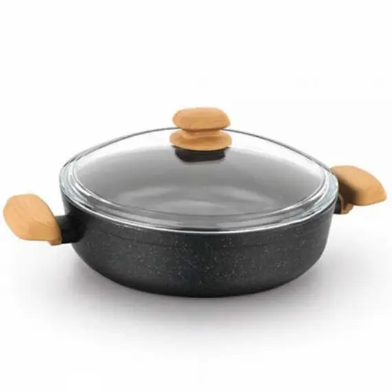 ქვაბი KORKMAZ A1244 LOW CASSEROLE 26x7 cm / 3,5 LT  - Primestore.ge