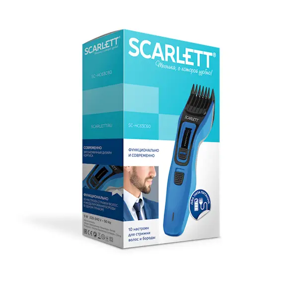 თმის საკრეჭი SCARLETT SC-HC63C60 , 5 image - Primestore.ge