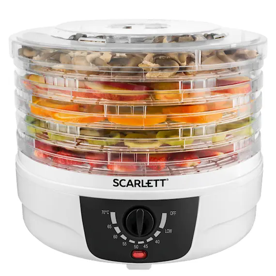 ხილის საშრობი Scarlett SC-FD421004 250 Watt White , 2 image - Primestore.ge