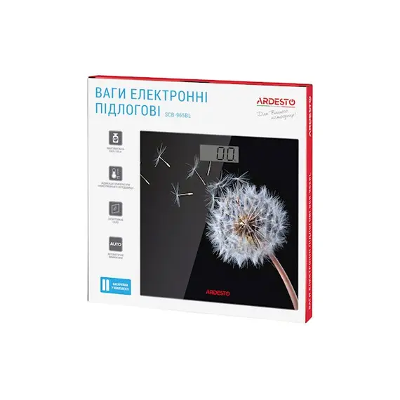 იატაკის სასწორი ARDESTO SCB-965BL , 6 image - Primestore.ge