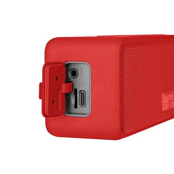 პორტატული დინამიკი 2E SOUNDXBLOCK TWS MP3 WIRELESS WATERPROOF Red 2E-BSSXBWRD , 6 image - Primestore.ge