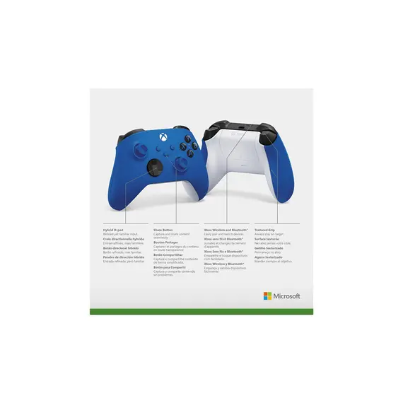 ჯოისტიკი Microsoft Xbox Series X/S Wireless Controller Shock Blue , 5 image - Primestore.ge