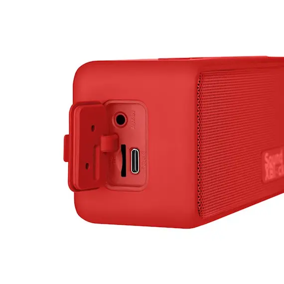 პორტატული დინამიკი 2E SOUNDXBLOCK TWS MP3 WIRELESS WATERPROOF Red 2E-BSSXBWRD , 5 image - Primestore.ge