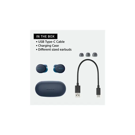ყურსასმენი Sony WF-XB700 Truly Wireless Headphones Blue , 7 image - Primestore.ge