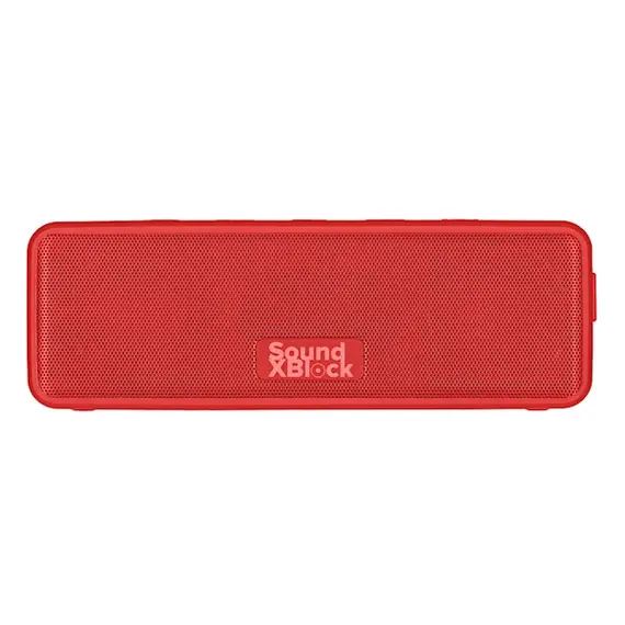 პორტატული დინამიკი 2E SOUNDXBLOCK TWS MP3 WIRELESS WATERPROOF Red 2E-BSSXBWRD  - Primestore.ge