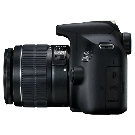 ფოტოაპარატი Canon EOS 2000D Black + Lens EF-S 18-55 IS II , 5 image - Primestore.ge