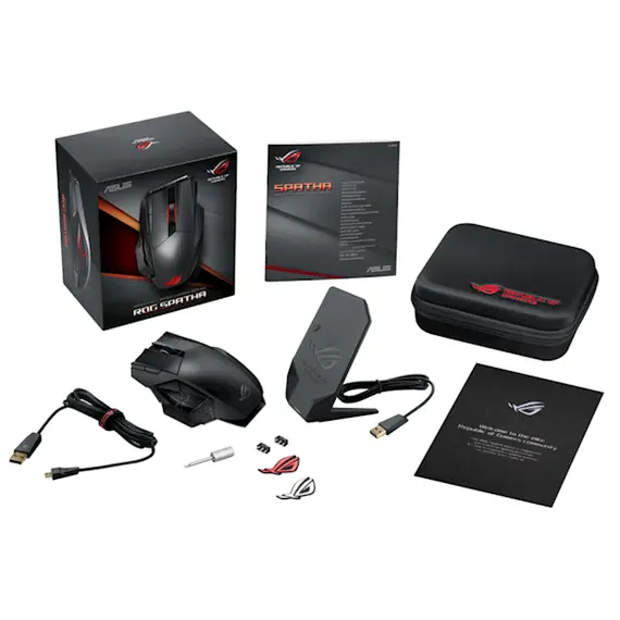 Mouse ASUS ROG L701-1A Spatha Wireless mouse, 2 image