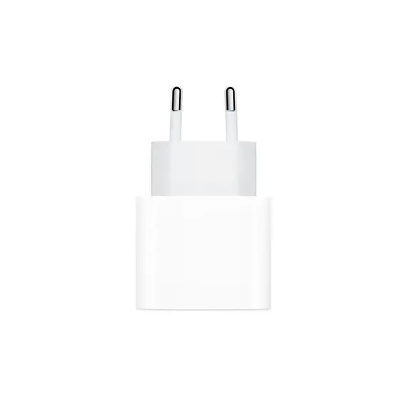 მობილურის დამტენი Apple 20W USB-C Power Adapter (MHJE3ZM/A) White , 3 image - Primestore.ge