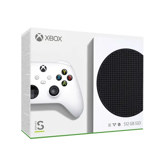 კონსოლი Microsoft Xbox Series S (512GB) Digital - White  - Primestore.ge