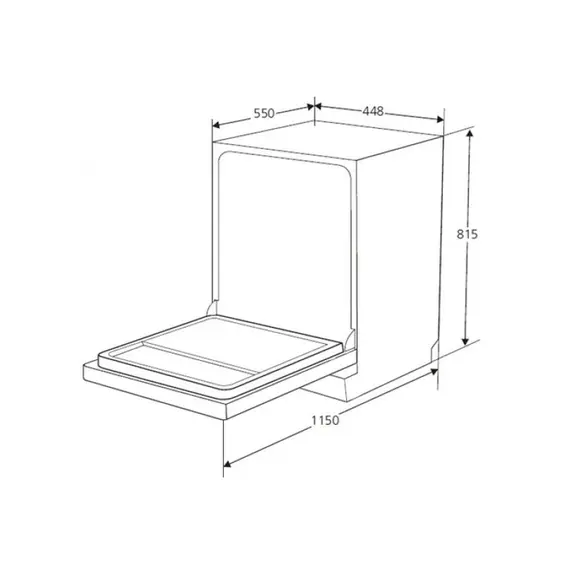 ჭურჭლის სარეცხი მანქანა Kuppersberg GLM 4575 , 6 image - Primestore.ge