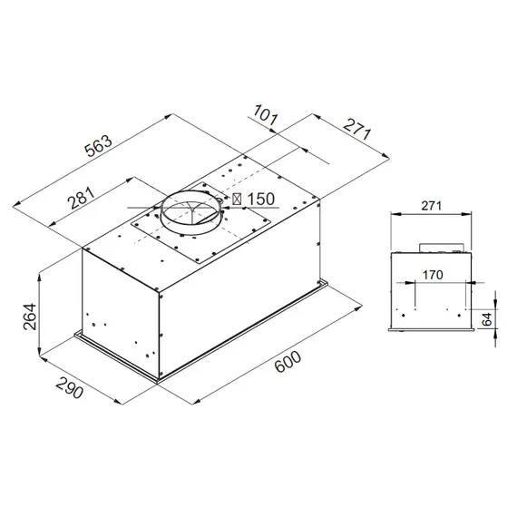 გამწოვი KUPPERSBERG IBOX 60 X , 4 image - Primestore.ge