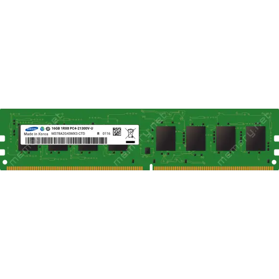 ოპერატიული მეხსიერება Samsung Hynix Memory 16GB 2666MHz DDR4 DIMM BULK  - Primestore.ge