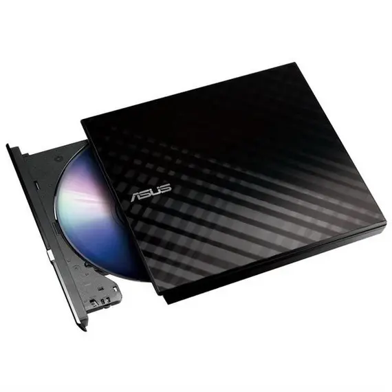 დისკის წამკითხველი ASUS SDRW-08D2S-U LITE DVD-R/RW USB2.0 EXT Ret Slim Black  - Primestore.ge