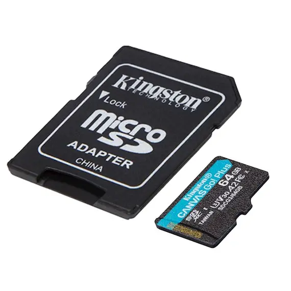 მეხსიერების ბარათი Kingston 128GB microSDXC C10 UHS-I U3 A2 R170/W90MB/s SD , 2 image - Primestore.ge