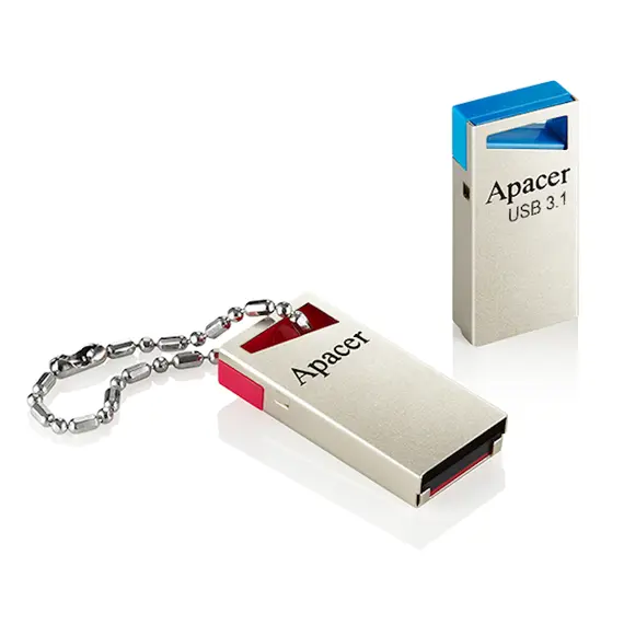 USB ფლეშ მეხსიერება Apacer USB3.0 Flash Drive AH155 64GB Blue RP , 4 image - Primestore.ge