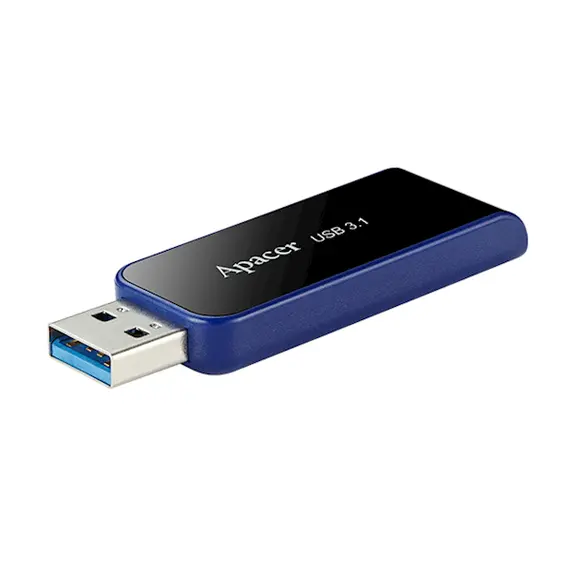 USB ფლეშ მეხსიერაბა Apacer USB3.1 Gen1 Flash Drive AH356 32GB Black , 3 image - Primestore.ge
