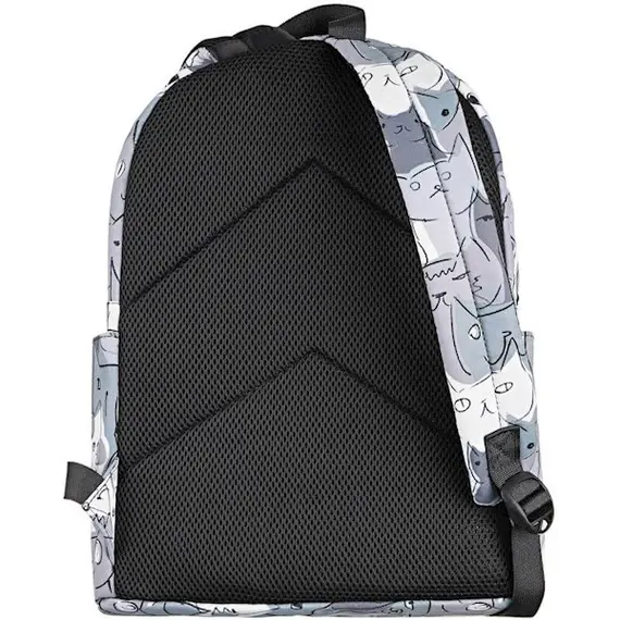 ლეპტოპის ჩანთა 2E BPT6114GC 13″ Backpack, TeensPack Cats, Gray , 2 image - Primestore.ge