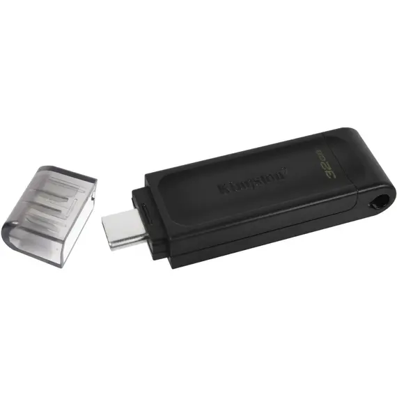 USB ფლეშ მეხსიერების ბარათი DT70/64GB Kingston 64GB USB-C 3.2 Gen 1 DataTraveler 70 , 2 image - Primestore.ge